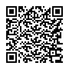 QR Code pour le numéro de téléphone +16263336658