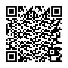 电话号码二维码 +16263400874
