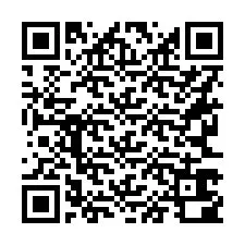 QR Code pour le numéro de téléphone +16263600830