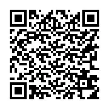 Código QR para número de telefone +16263614504