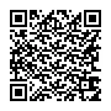 QR Code for Phone number +16263615816