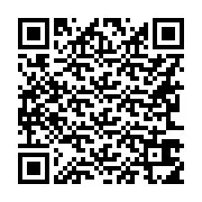 QR Code pour le numéro de téléphone +16263615816