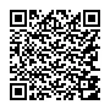 QR-Code für Telefonnummer +16263802138