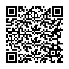 Codice QR per il numero di telefono +16264159002