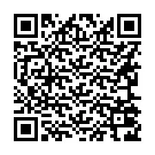 QR-Code für Telefonnummer +16265026902