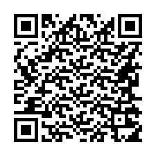 QR код за телефонен номер +16265215877