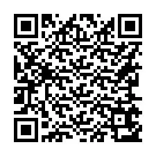 Código QR para número de telefone +16265653489