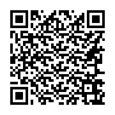 Kod QR dla numeru telefonu +16267667607