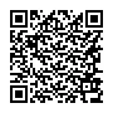 QR Code pour le numéro de téléphone +16267936752