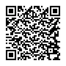 QR-Code für Telefonnummer +16268034321