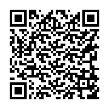 Codice QR per il numero di telefono +16268156000