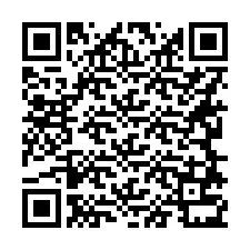 Código QR para número de teléfono +16268731022