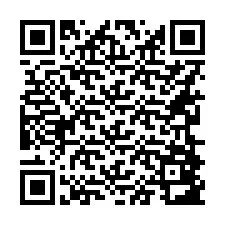 Codice QR per il numero di telefono +16268883353