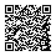 QR-code voor telefoonnummer +16268883367