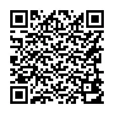 QR-koodi puhelinnumerolle +16269412049