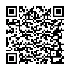 Código QR para número de telefone +16269412063