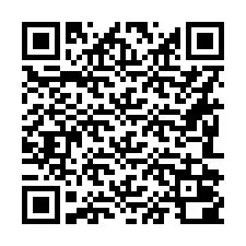 Código QR para número de teléfono +16282000005