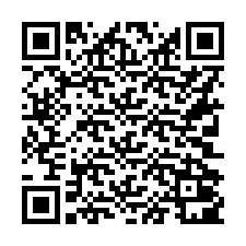 QR-code voor telefoonnummer +16302001234