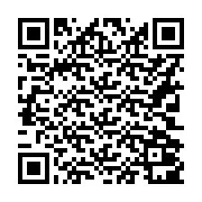 電話番号のQRコード +16302001325