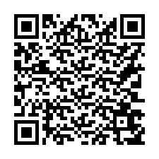 QR код за телефонен номер +16303657761