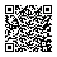 QR-code voor telefoonnummer +16303741105