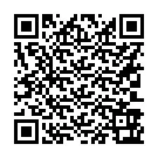 Código QR para número de teléfono +16303963912