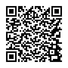 Codice QR per il numero di telefono +16304493035