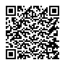 QR-koodi puhelinnumerolle +16304755781