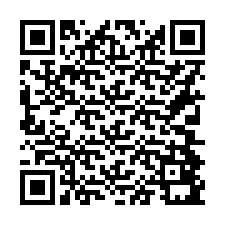 Codice QR per il numero di telefono +16304891231