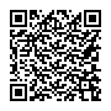 Código QR para número de teléfono +16305268107