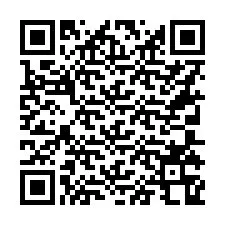 QR-Code für Telefonnummer +16305368704