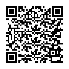 Código QR para número de teléfono +16305930079