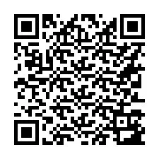 QR код за телефонен номер +16313183076