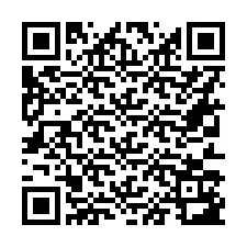 QR-koodi puhelinnumerolle +16313183307