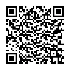 Código QR para número de teléfono +16313269624