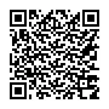 Código QR para número de telefone +16313718893