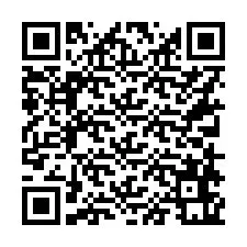 QR-koodi puhelinnumerolle +16318661538