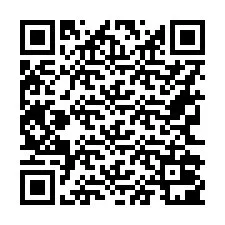 Kod QR dla numeru telefonu +16362001867