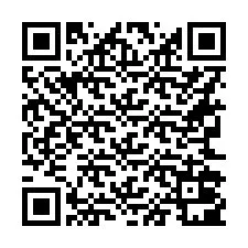 QR-koodi puhelinnumerolle +16362001886