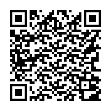 QR Code สำหรับหมายเลขโทรศัพท์ +16362002044