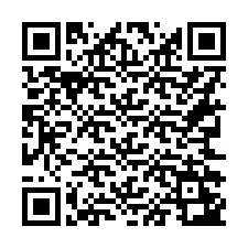 Código QR para número de telefone +16362243489