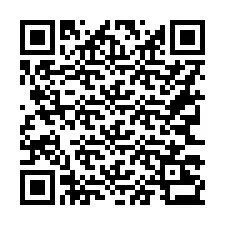 Código QR para número de teléfono +16363233139