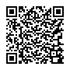 Código QR para número de telefone +16365180000