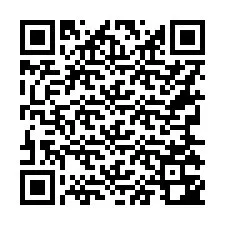 QR kód a telefonszámhoz +16365342384