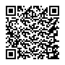 QR-koodi puhelinnumerolle +16367543143