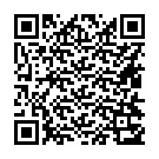 QR-koodi puhelinnumerolle +16414353255