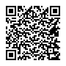 QR-koodi puhelinnumerolle +16414353257