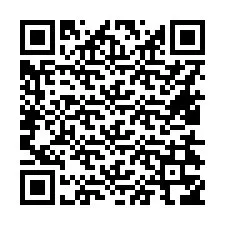 Kode QR untuk nomor Telepon +16414356089