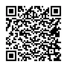 Código QR para número de telefone +16414356267