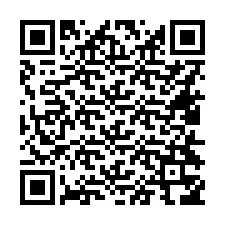 Codice QR per il numero di telefono +16414356268